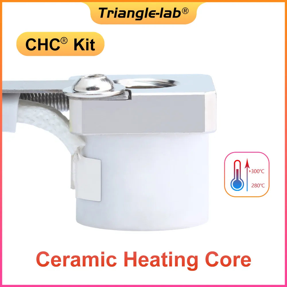 TriangleLab CHC® KIT Ceramic heating core quick heating mini for ender 3 V6 hotend CR10 CR-10 CR-6 SE mk3s 3d printer hotend