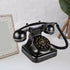 Corded Phone Old Fashioned Landline Phones Volume Adjustment Function with Mechanical Bell Button Dial for Home Decorations
