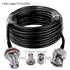 BNC Connector RG58 50 Ohm Cable BNC Male to Female Connector Bulkhead Low Loss CB Radio Coax Cable WiFi Antenna Extension Cable