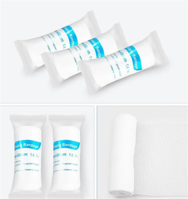 lastic Bandage Skin Friendly Breathable First Aid Kit Cotton PBT Gauze Wound Dressing Medical Nursing Emergency First Aid Tool