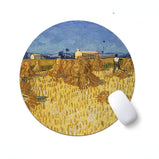 Wheatfields Under A Clouded Sky Van Gogh Mouse Pad Office Computer Non-Slip Thickened Surface for The Mouse Personalized Deskpad