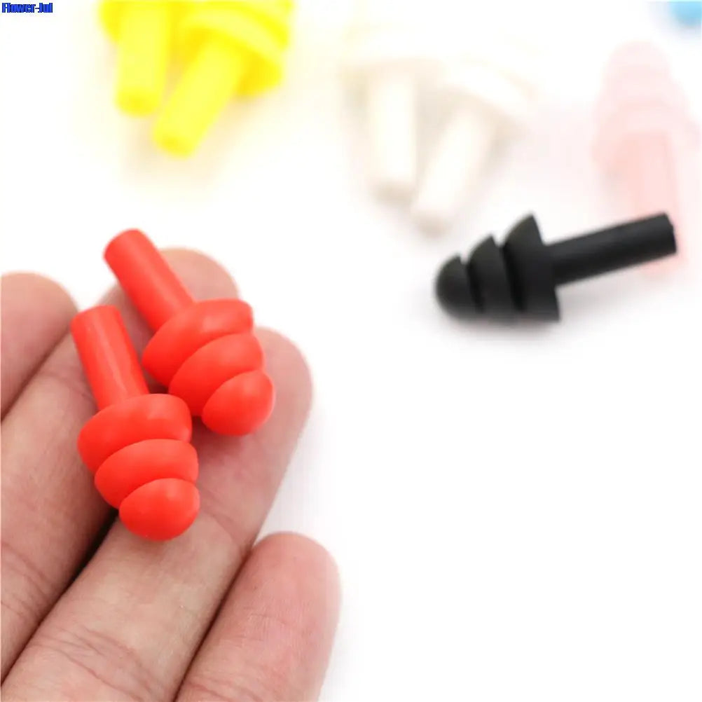 20pcs Ear Plugs Sound Insulation Waterproof Silicone Ear Protection Anti-noise Earplugs Sleeping Plug For Travel Noise Reduction