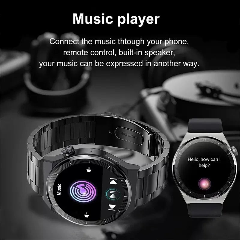 LIGE Smart Watch For Men 2023 Bluetooth Answer Calls Waterproof Watches Sports Fitness Tracker Men Smartwatch Relogio Masculino