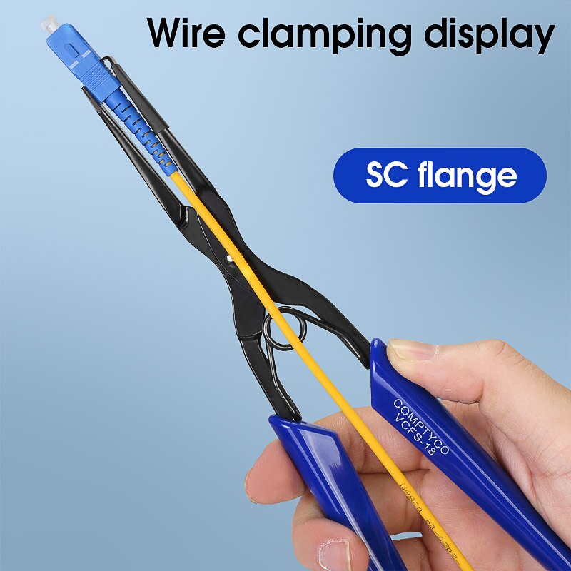 COMPTYCO VCFS-18 Fiber Optic Room Tools Optical Fiber Flange Clip Line Pliers SC/LC Connector Plug Clamp Pull Tool