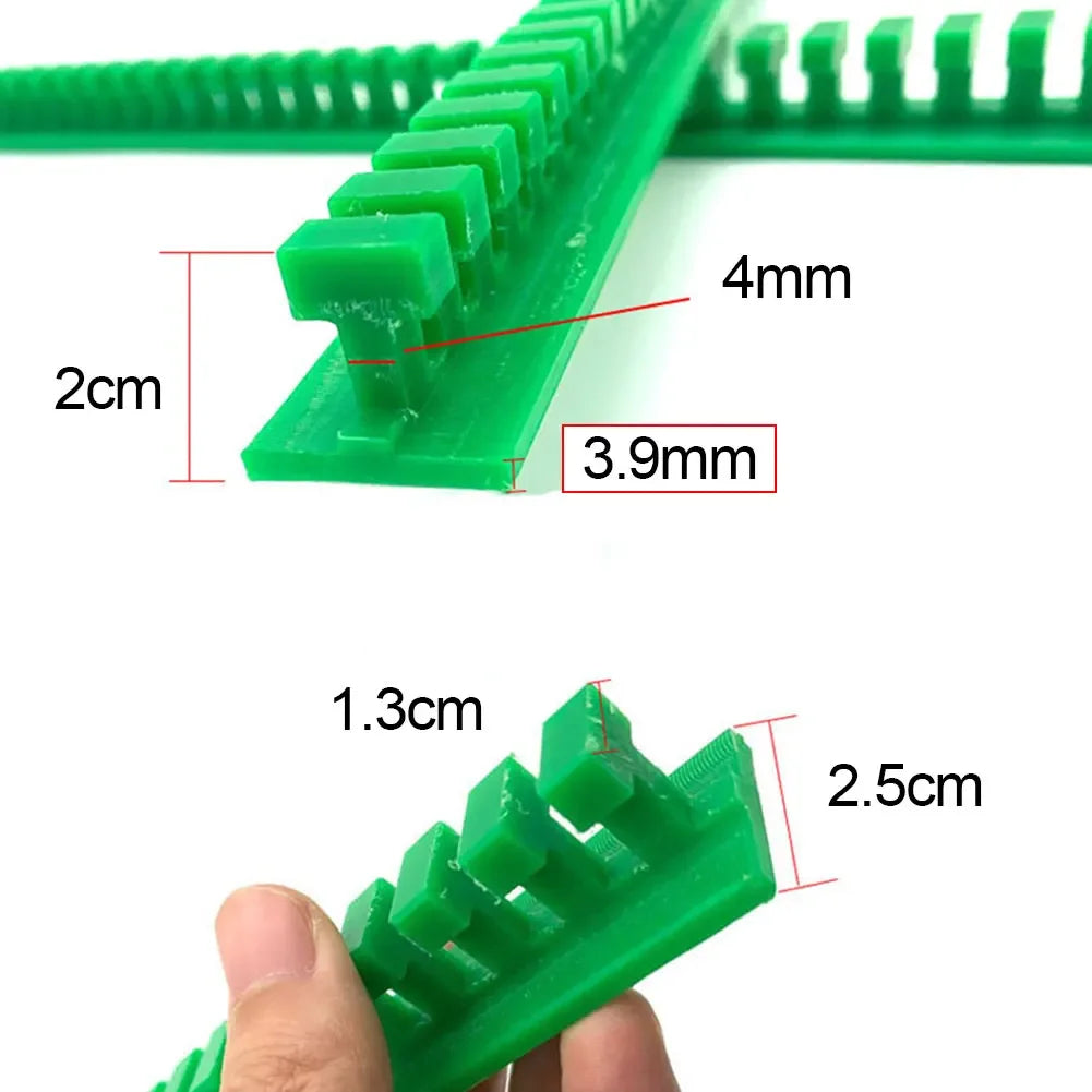 New Green 50mm Long Wedge Glue Tabs for Big and Long Dent Tool Car Paintless Dent Repair Tool Auto Dent Tool Kit Super Glue Tabs