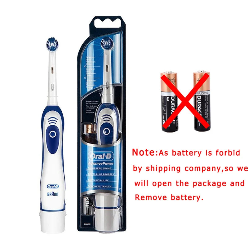 Oral B Electric Toothbrush 4010 Advance Power Toothbrush Precision Clean Teeth Remove Plaque With Extra Replacement Brush Heads