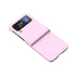 For Samsung Galaxy Z Flip3/4 5G Phone Case Macaron Color Silicone Foldable Soft-Touch Back Protective Cover for SamsungZ Flip3 4