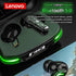 Original Lenovo GM3 Bluetooth Earphones TWS Gaming Headset with Digital Display Low Latency Dual Mic Noise Reduction Earbuds