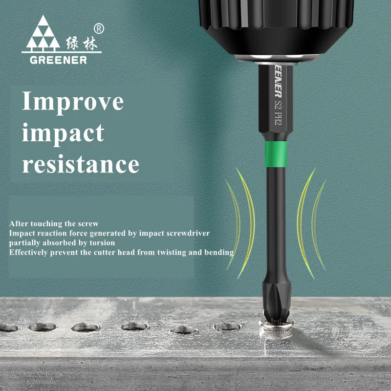 Magnetic 25 50 60 70 90 150MM Drill Bit  screwdriver bits cross high hardness electric hand drillAnti Non-slip WaterProof PH2