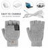 Electric Heated Gloves Hand Warmers Mittens Heater Rechargeable USB Reusable Winter Warm Heating Laptop for Women Men