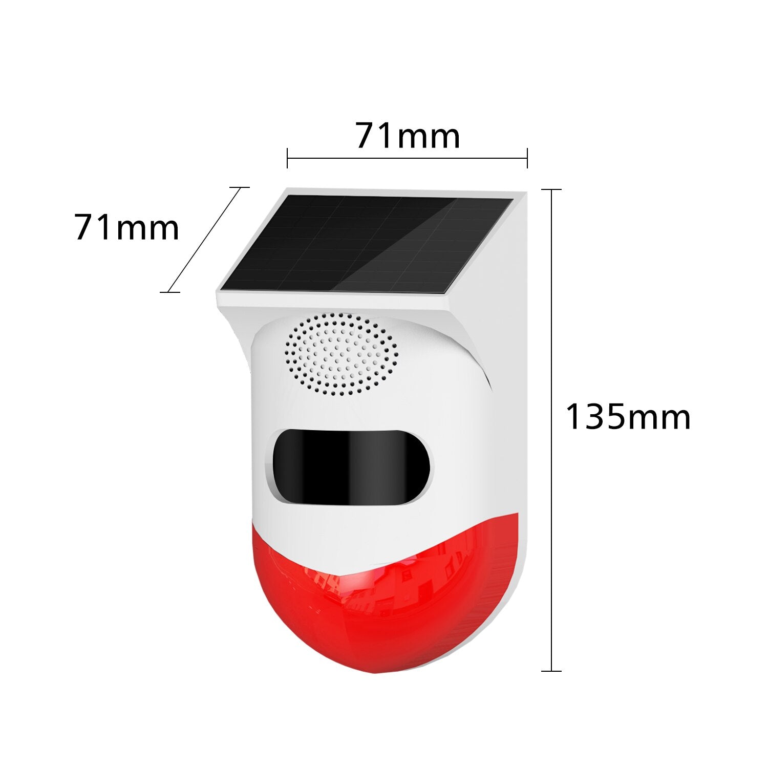 Outdoor Solar PIR Infrared Alarm Smart WiFi Siren Waterproof Wireless 433MHz Burglar Strobe Sensor Multiple Versions Available