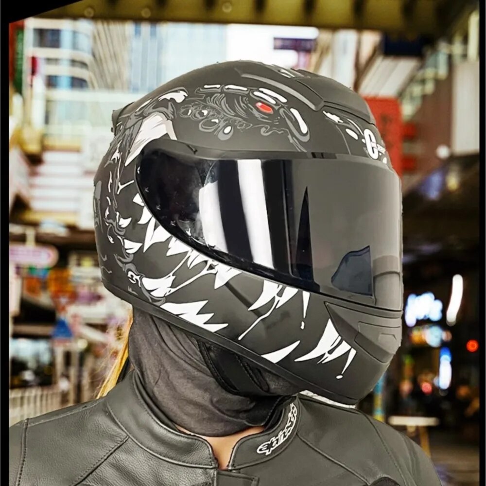 DOT Approved Helmet Motorcycle Cycling Moto Helmet Men Women Riding Racing Full Face Helmet Capacete De Moto HD Visors Capacetes