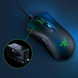 Razer DeathAdder V2 Gaming Mouse 20000 DPI Optical Sensor - Chroma RGB Lighting - 8 Programmable Buttons