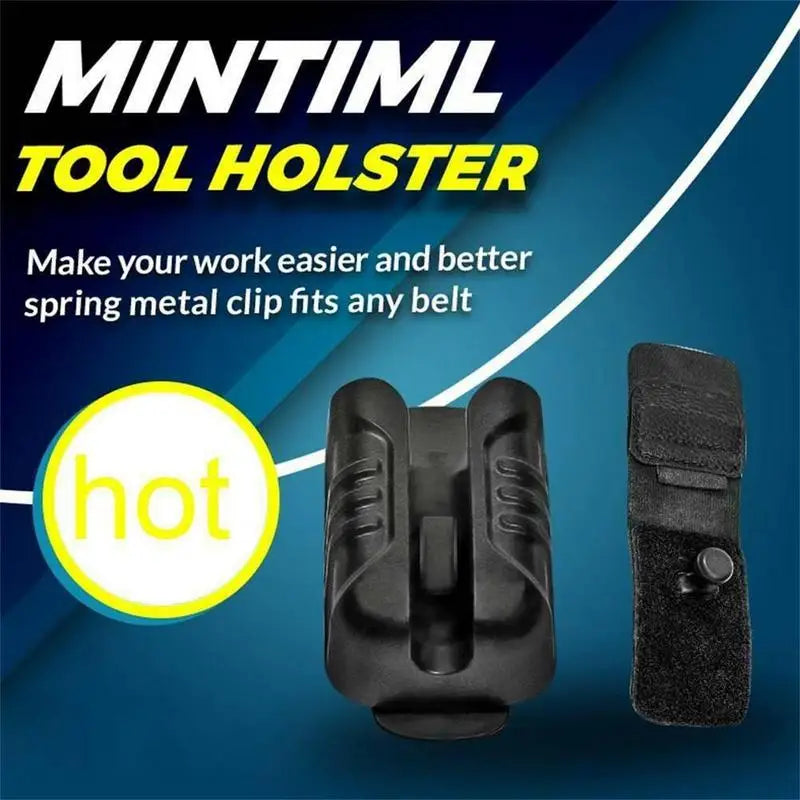 Tool Holster Multi-functional Electric Drill Portable Waist Tool Buckle Wrench Hammer Screw Outdoor Drill Portable Clip