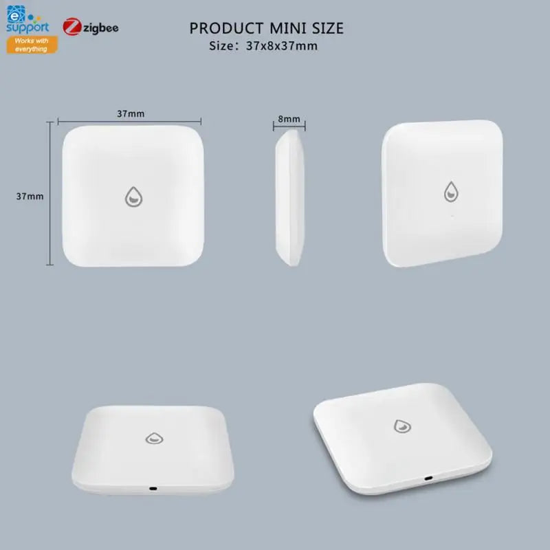 EWelink ZigBee Linkage Water Leakage Sensor Immersion Security Alarm Leak Detector Overflow Alert Waterproof Smart Home Detector