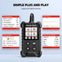 MUCAR CDL20 OBD2 Car Diagnostic Tools Free OBD 2 Code Reader Clear Engine Light Smog Test Auto Scanner