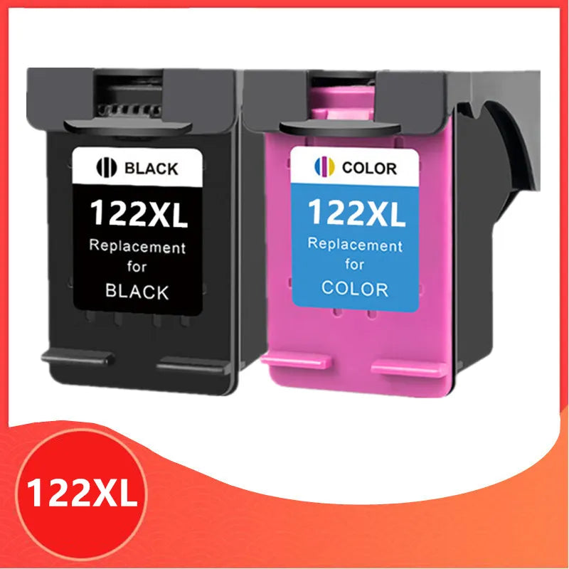Replacement for HP Ink Cartridge 122XL for HP122 Deskjet 1510 2050 1000 1050 1050A 2000 2050A 2540 3000 3050 3052A Printer