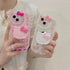 original Sanrio Hello Kitty Stand Phone Case For iPhone 14 11 13 12 Pro Max XR XS 7 8 Plus SE 2 Shockproof Cover Y2K Accessories