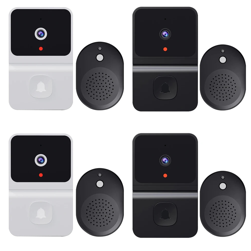 Home Doorbell 2.4GHz WiFi Visual Door Phone 100 Degree Wide Angle Doorbell Camera Live Intercom RF 433MHZ Ding Dong Kement/Tuya