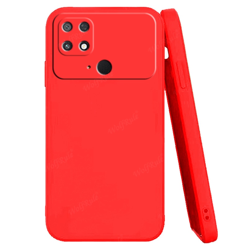 For Cover Xiaomi Poco C40 Case For Poco C40 Capas Shockproof Liquid Silicone Back Bumper TPU Soft Case For Poco C 40 C40 Fundas