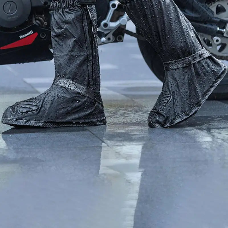 Motorcycle Shoe Covers Moto Protection Waterproof Footwear Boots Rain Snow Non-Slip Scooter Bike Motorbike Accessories