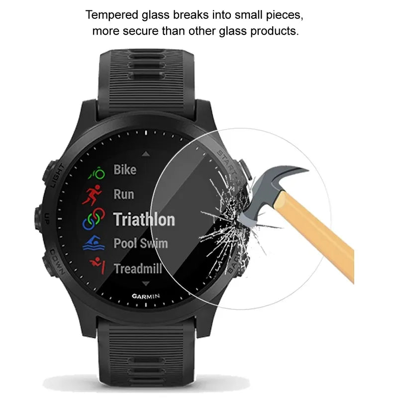 Tempered Glass For Garmin Forerunner 735XT 735 945 935 645 630 158 45 55 220 225 235 245 Screen Protector Smartwatch Accessories