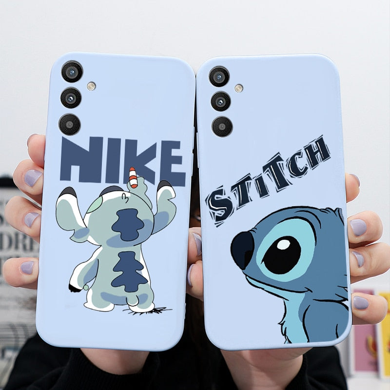 For Samsung Galaxy A34 5G Case 6.5" Soft TPU Back Cover Cute Stitch Lilo Disney Coque For Samsung A 34 A34 SM-A346E Funda Bumper