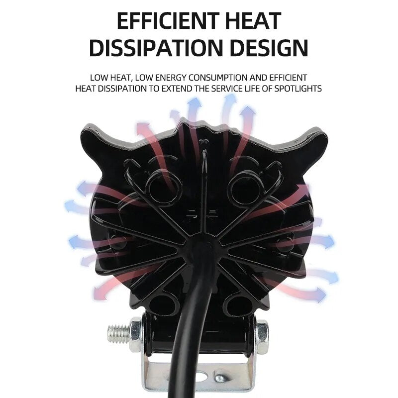 OWL Additional headlights for motorcycle Led fog light front led headlight for motorcycle additional led motorcycle spotlights