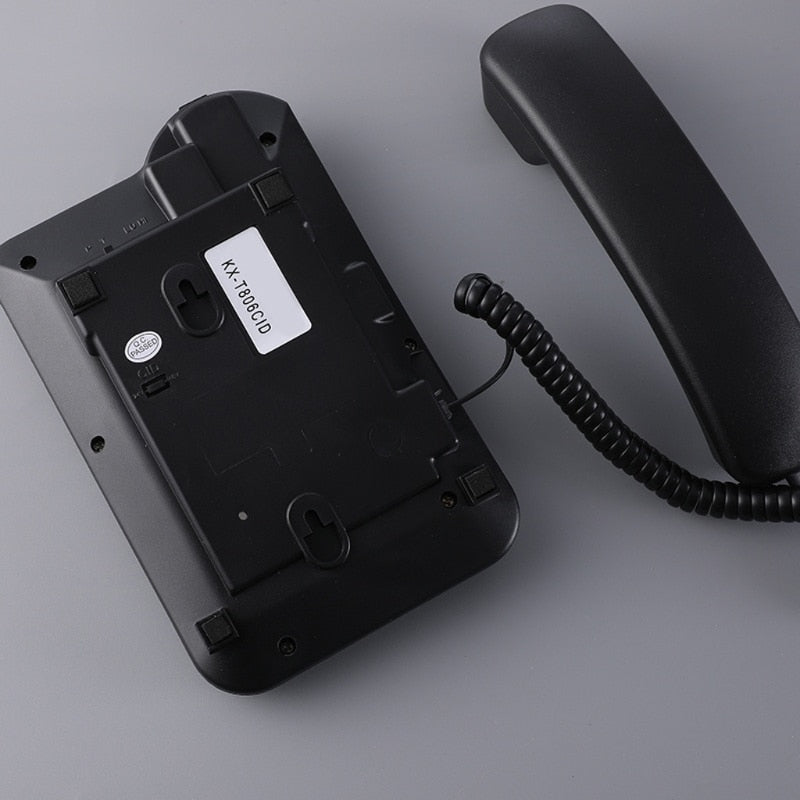 Wired Telephone Landline Telephone Wired Telephone Big Button Landline Phones with Caller Identification for Office E65C