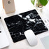 Marble Nordic Style Small Mouse Pad Computer Laptop Mousepad Rectangle Non-slip Rubber Base Deskpad Table Mat Desk Accessories