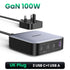 UGREEN 100W 65W GaN Charger Desktop Laptop Fast Charger 4 in 1 Adapter For iPhone 14 13 12 Pro Max Phone Charger Xiaomi Samsung