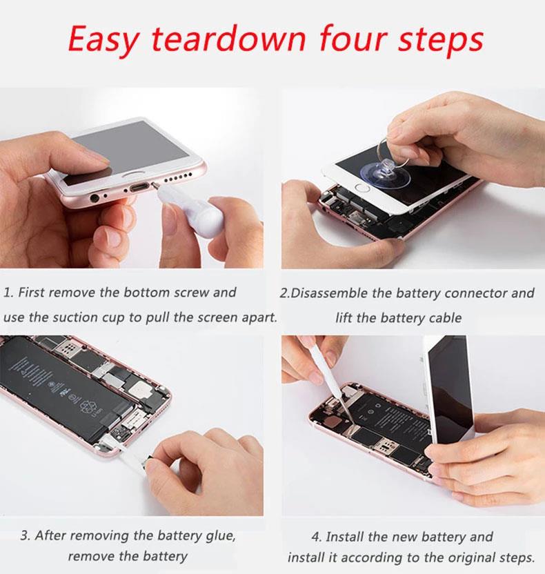 XDOU Phone Battery For iPhone 4S Real 1430mAh iPhone4S Original High Capacity Bateria With Repair Tools Kit