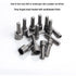 9pcs 5-13mm Hexagon Nut Driver Drill Bit Socket Screwdriver Wrench Set Adapter for Electric Screwdriver Handle Tool