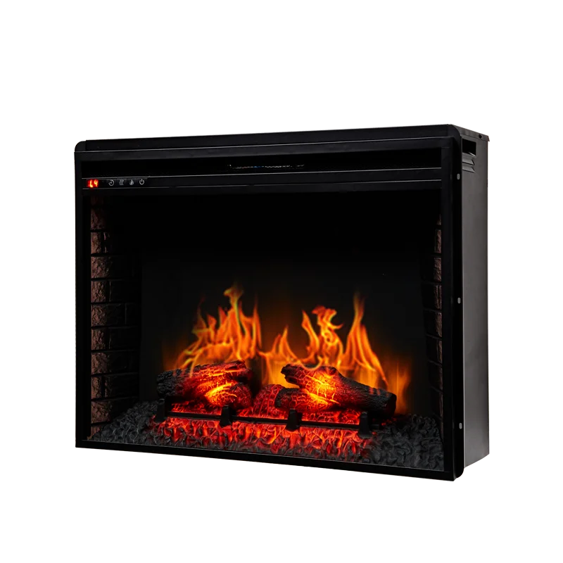 220V American Electric Fireplace Built-in European-style Decorative Electronic Simulation Flame Home Heater камин электрический