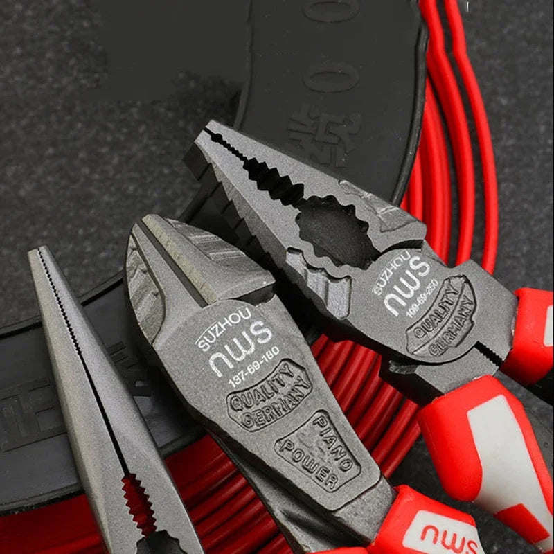 Multifunction High Quality Hand Tools Industrial Steel Wire Pliers Needle Nose Pliers Diagonal Cutting Pliers