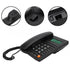 Elderly Big Button Phone Crystal Dialpad Landline Trade Call Desk Display Caller ID Telephone for Home Office Hotel Restaurant