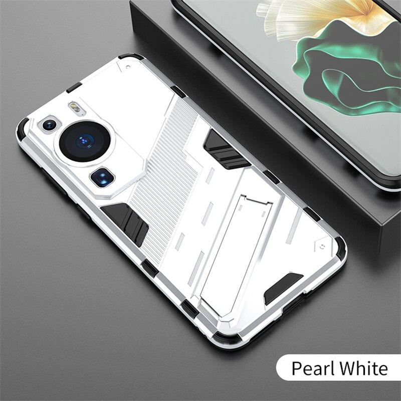 For Huawei P60 Pro Case Anti Shock Kickstand Magnetic Holder Armor Phone Cases For Huawei P 60 P60 Art P60Pro Hard PC Back Cover