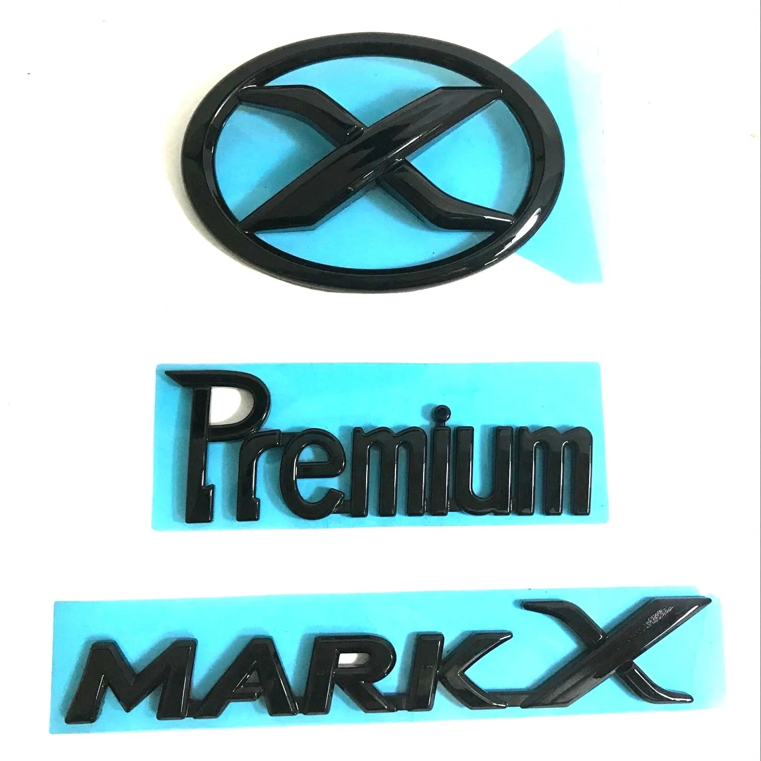 1 Pcs 3D ABS MARK X Emblem Premium Car Badge X Rear Truck Car Stickers Car Decor For Toyota MARKX MARK-X Car Accessories