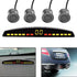 Car LED Parking Sensor With 4 Sensors Reversing Backup Radar Monitor System Parktronic Automobile Detector