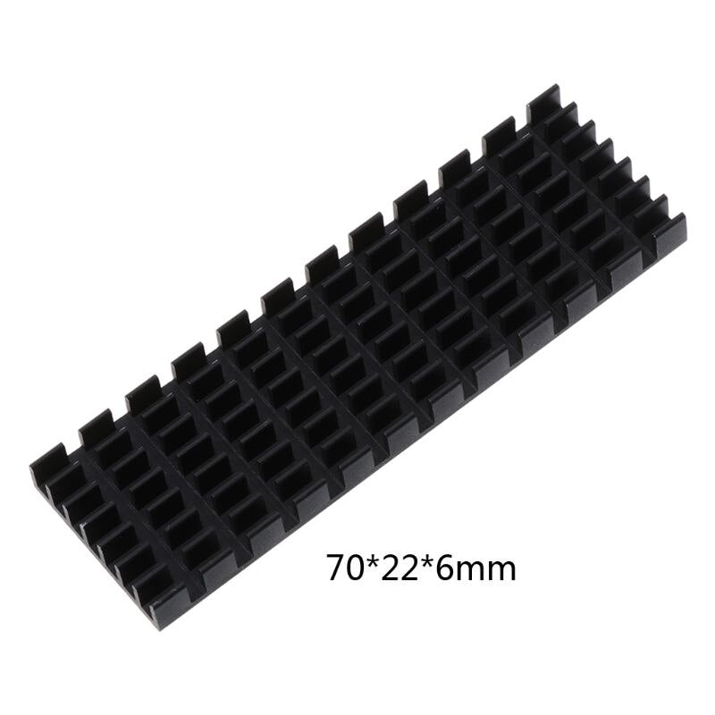 Heatsink Aluminum for .2 Cooling Cooler Heat Sink Heat Thermal Pads M2 for NVME PCIE 2280 SSD Hard Drive Disk