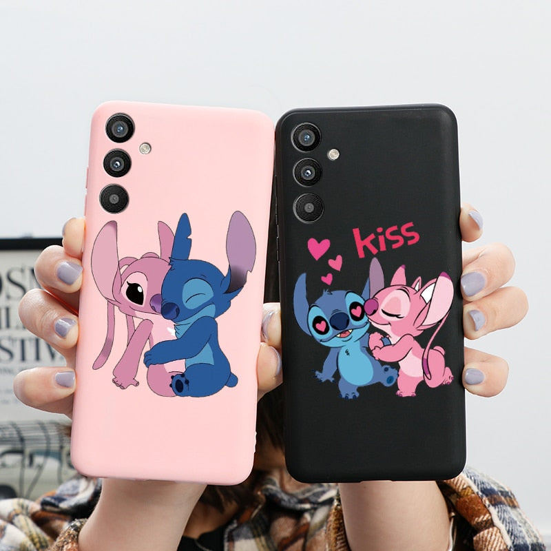 For Samsung Galaxy A34 5G Case 6.5" Soft TPU Back Cover Cute Stitch Lilo Disney Coque For Samsung A 34 A34 SM-A346E Funda Bumper