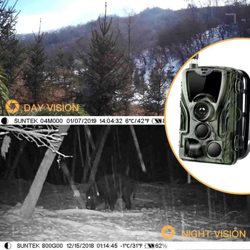 16MP HC801M Trail Camera Outdoor Wildlife Hunting IR Filter Night View Motion Detection Camera Scouting Cameras Photo TrapsTrack