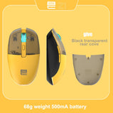 Wireless Mouse RGB Light, PAW3395, TTC Golden Wheel Encoder, Kaihua GM8.0 Black Mamba Micro Motion, 65g Ultra Light