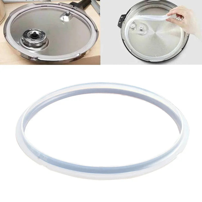 1Pcs Silicone Rubber Gasket  for Electric Pressure Cooker Replacement Cooker Lid Sealing Ring 2-8L Cooker Gaskets Accessories