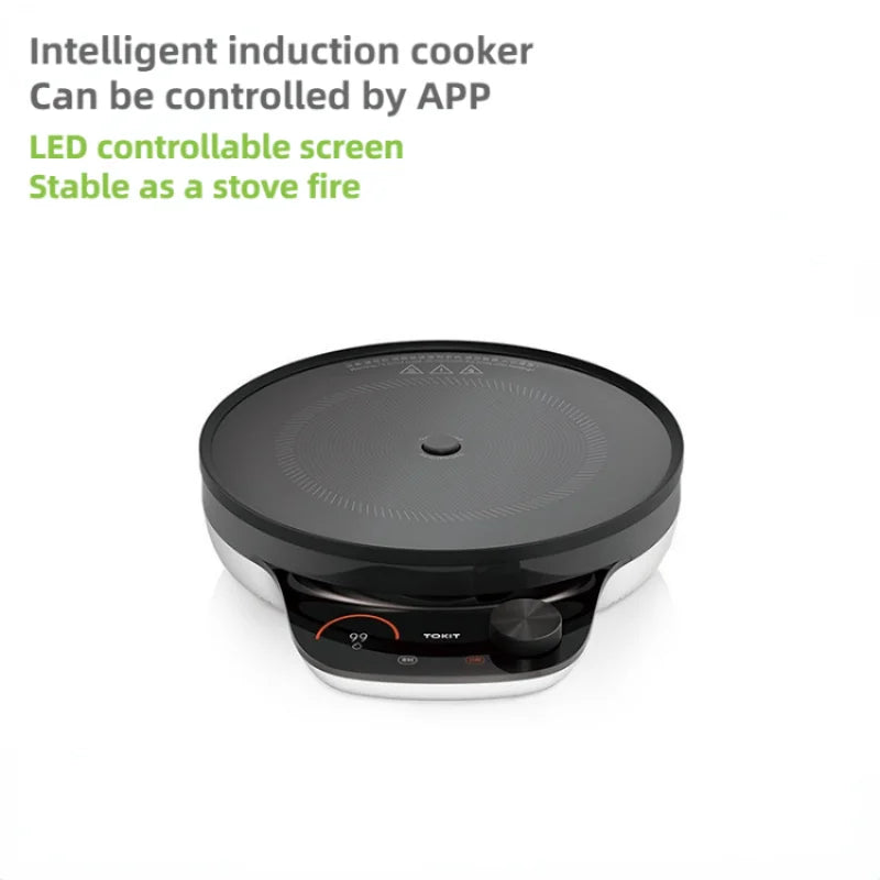 Home Induction Cooking Youth Version Round Mini Waterproof Hot Pot Cooking Smart Induction Cooker Hotpot Xiaomi Tokit 220V