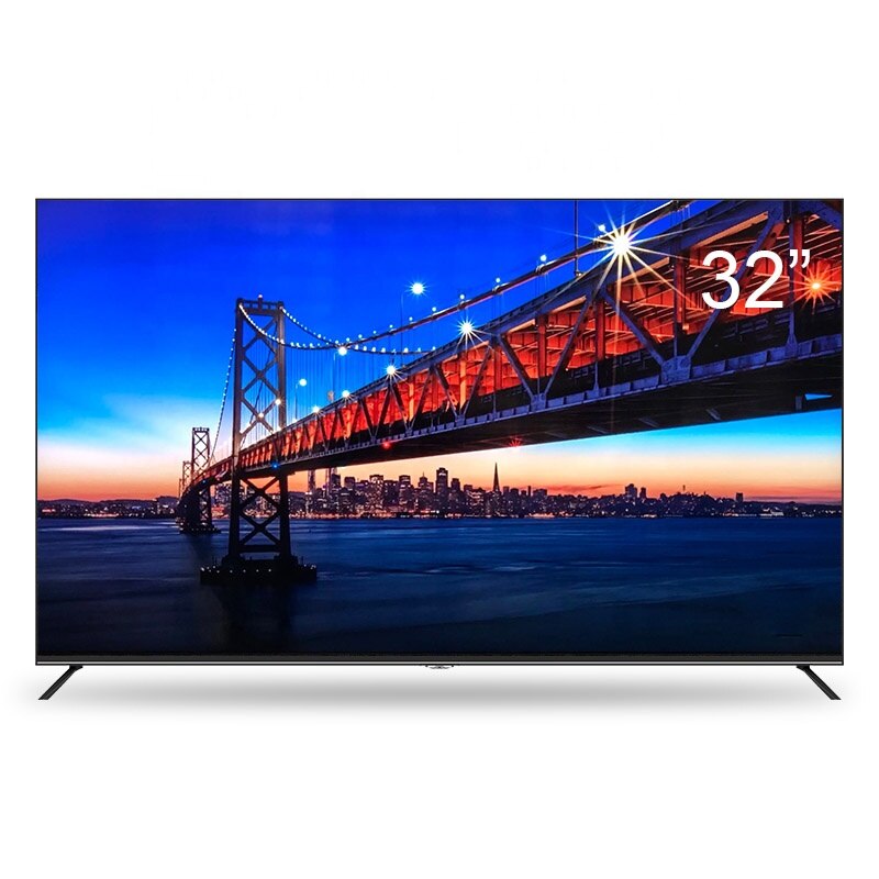 POS expressHot Sale LED LCD TV 32 to 100 Inch LED Universal Full Function Glass TV Large Unbreakable Televisions