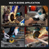 ONEKFYFD Brushless Set Cordless Electric Wrench + Angle Grinder Polishing Grinding +172 Electric Drill for Makita 18V Battery