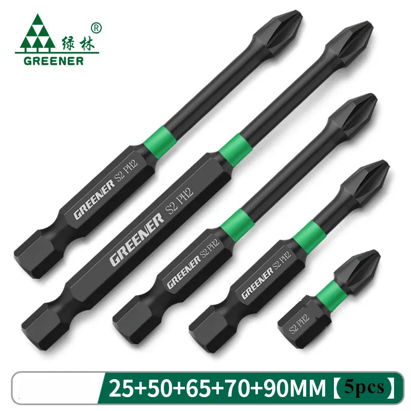 Magnetic 25 50 60 70 90 150MM Drill Bit  screwdriver bits cross high hardness electric hand drillAnti Non-slip WaterProof PH2