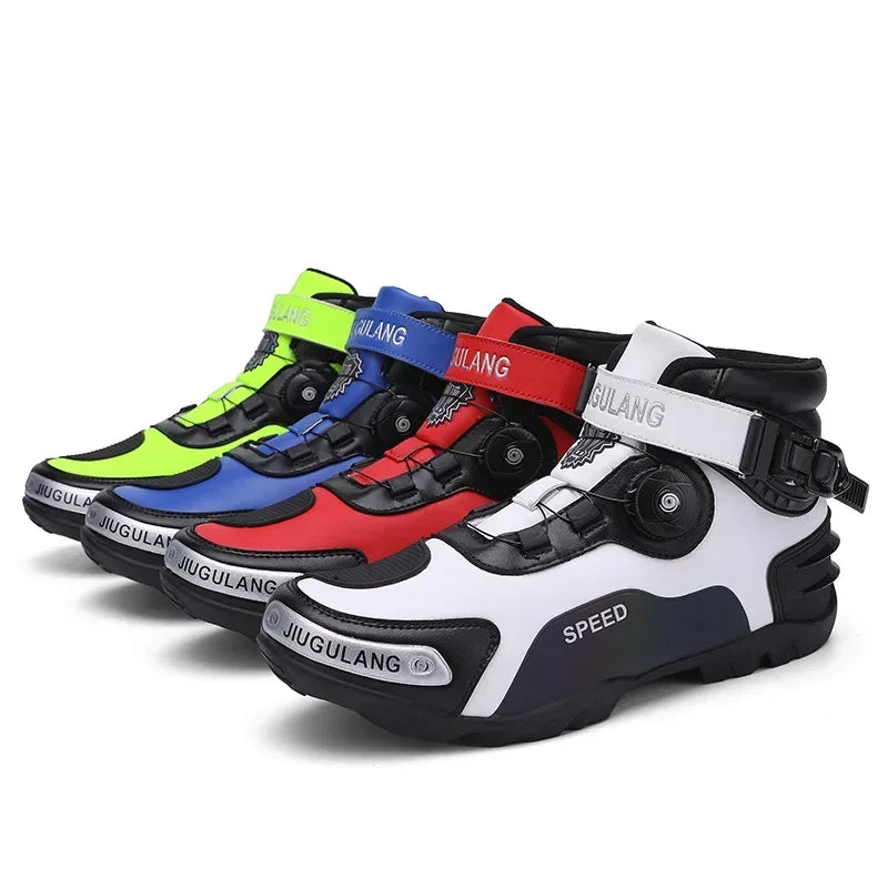 New Men's Motorcycle Shoes Off road Racing Boots Motorcycle Equipment Knight Boots botas motocross  오토바이 신발