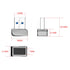 USB Lock Unlock Scanner Zinc Alloy MinI Login/Sign-in Modules Safe Multilingual Convenient Operation Portable for Laptops PC